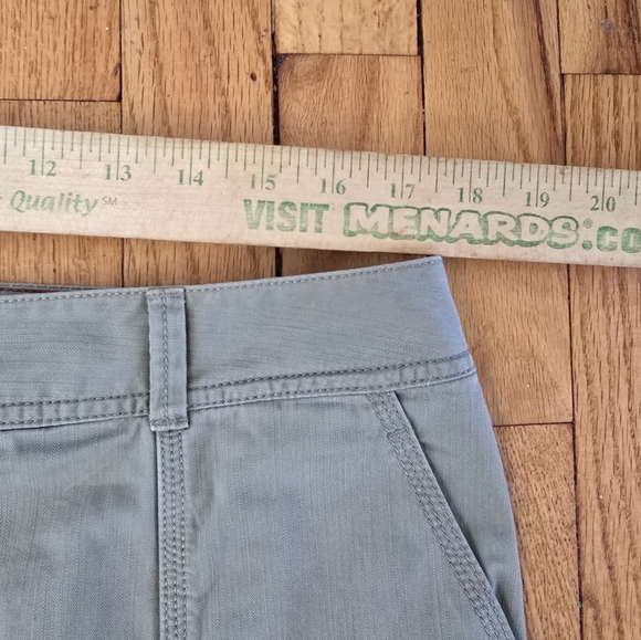 Eddie Bauer Womens Button Front Skirt Size 16 Green Knee Length Outdoor - Picture 6 of 8